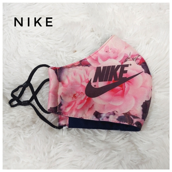 Accessories - 🔥LAST ONE🔥🔥Pink Floral Nike Face Mask